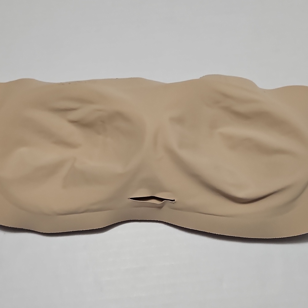 Aerie Light Tan Seamless Bandeau With Removable Pads Size L - Picture 5 of 8